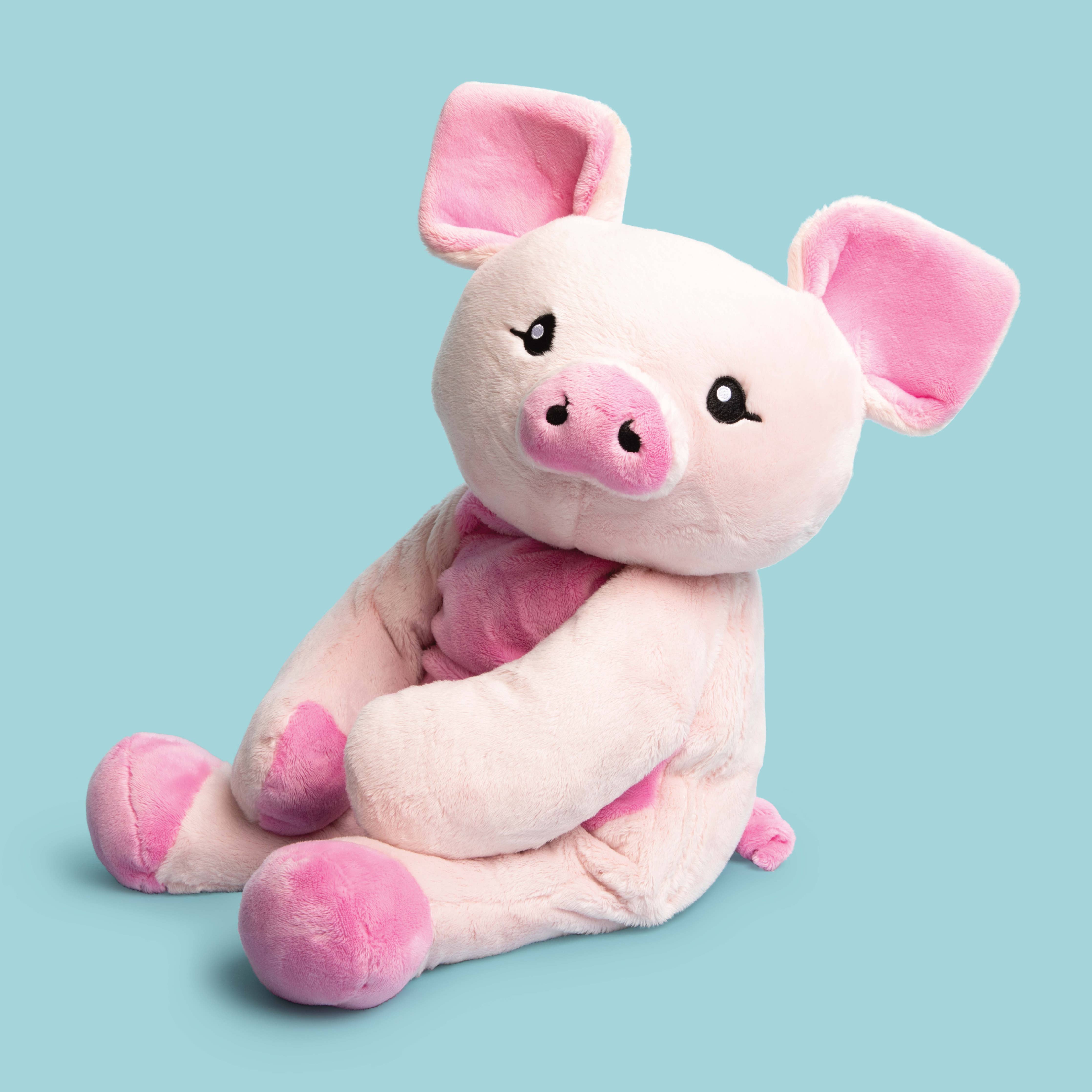 Image of Hugimals World - NEW! Hugimals Weighted Stuffed Animal Harper the Pig